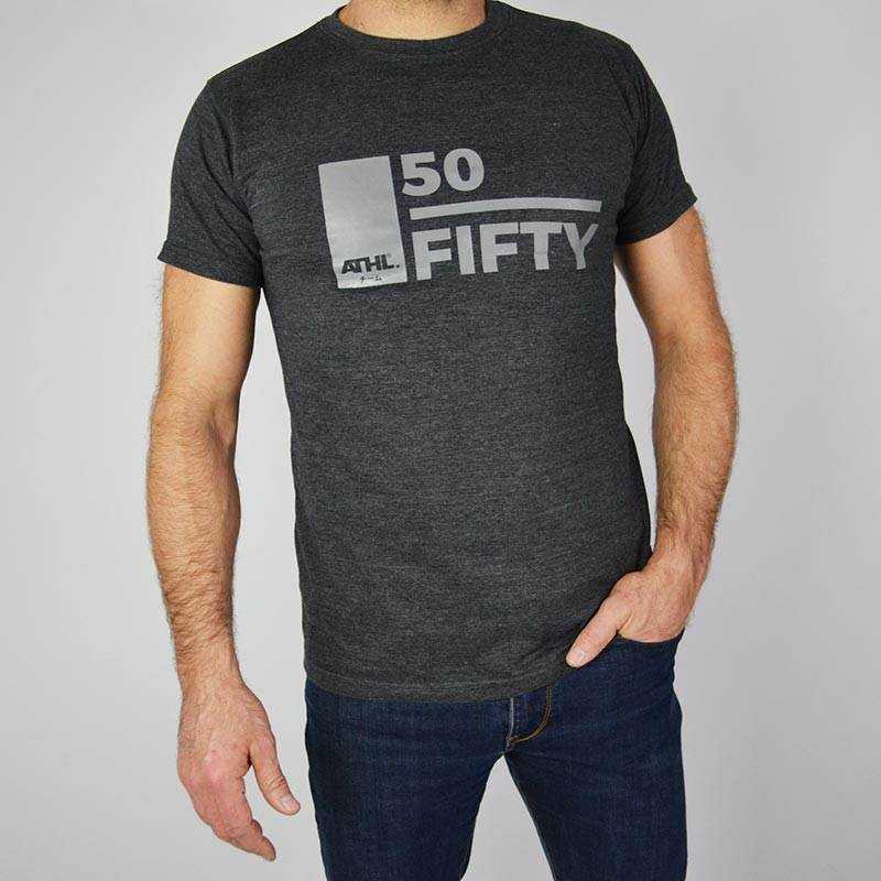 TEE SHIRT ATHL. 50/FIFTY NOIR