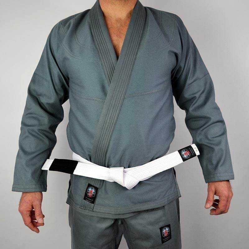 KIMONO JJB 4LEAF CLOVER CLASSIC V.2 GRIS