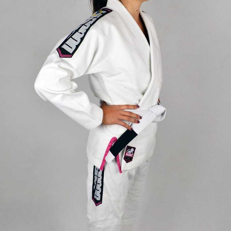 KIMONO JJB FEMME DOGUERA ELEMENTAR V.2  BLANC