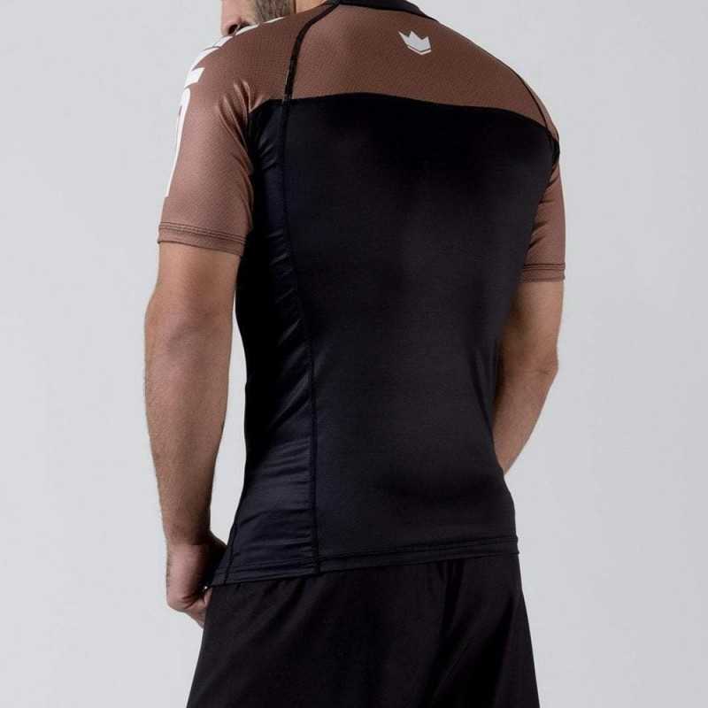 RASHGUARD KINGZ IBJJF RANK MARRON